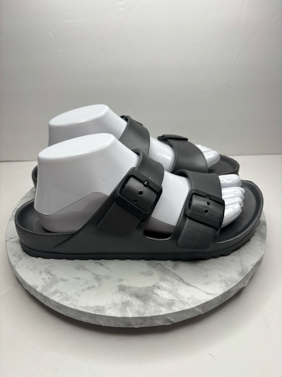 Eur 39- Birkenstock Arizona Essentials EVA Unisex Sandals - Black - Picture 3 of 6